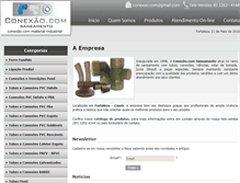 Tablet Screenshot of conexaosaneamento.com